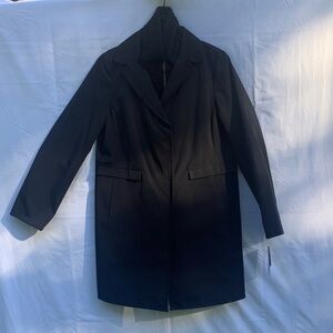 Jane Post Classic Black Trench Coat